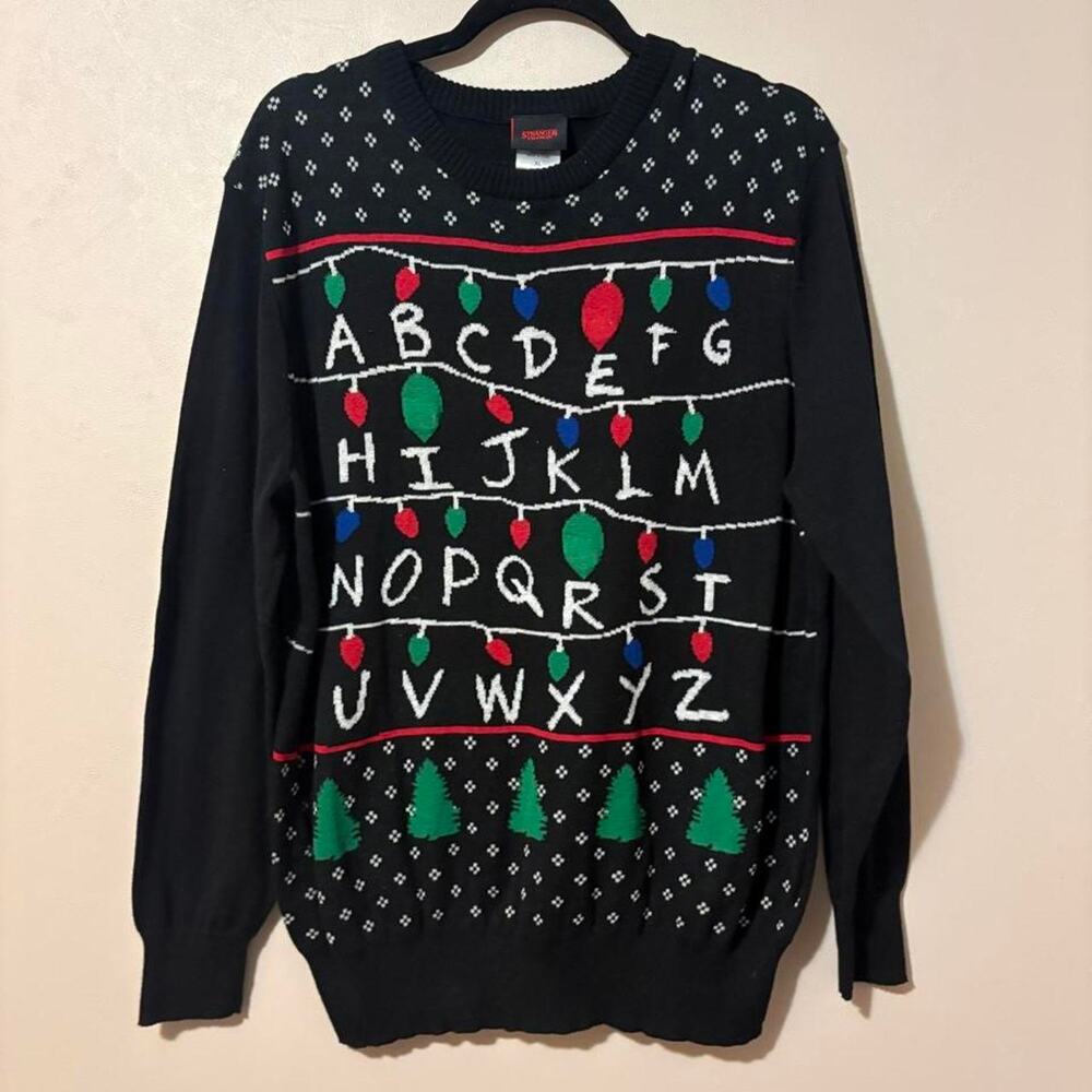 Stranger things christmas sweater with